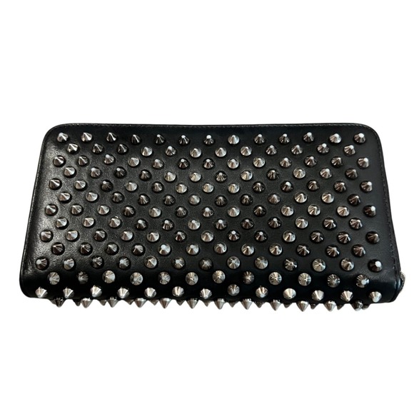 Christian Louboutin Studded‎ Black Wallet - Picture 1 of 16